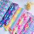 Shalun Mermaid Faux Leather Glitter PU Canvas Sheets for Kids DIY Crafting 8x12inch Shiny Colorful Fish Scale Printed Quilt Sewing Applique Embroi...