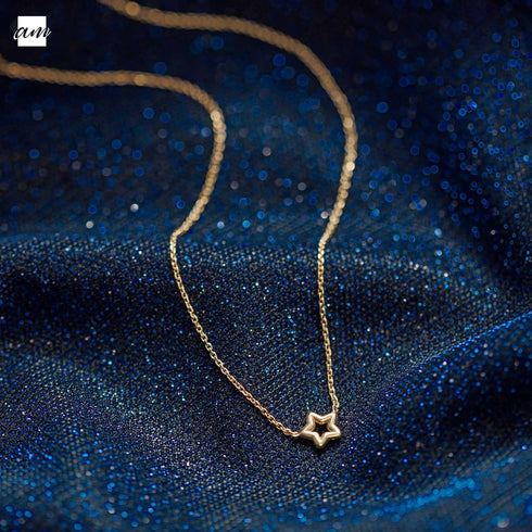 Amberta Women 925 Sterling Silver Celestial Choker...