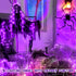 KNONEW Purple Halloween Lights Indoor Outdoor 60FT 180 LED String Light with 8 Lighting Modes, Timer Memory Function Plug in for Halloween Party H...
