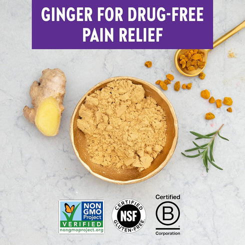 New Chapter Sleep Aid, Restful Sleep and Pain Relief, Melatonin & Ginger Sleep Supplement, Gluten Free and Non-GMO, 30 Vegetarian Capsules...