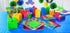 Fun Express Block Party Popcorn Boxes (24pc) for Birthday - Party Supplies - Containers - Paper Boxes - Birthday - 24 Pieces...