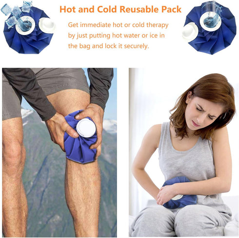 Ice Bag Packs - Reusable Hot & Cold Pack (2 Packs(9/11 Inch))...