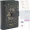 SOUL MAMA Zodiac Budget Binder with Cash Envelopes for Budgeting – Black Pisces A6 Binder, Money Organizer for Cash Binder, Money Saving Binder wi...