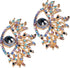 Pssopp 2Pcs Brooches for Women, Premium Alloy Blue Evil Eye Brooch for Wedding Party Christmas Decoration Gifts...