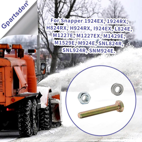 12PK 1501216MA Shear Pins Spacers and Nuts for AYP Craftsman Murray 8938 301172 500026MA 722130 Snow Throwers...