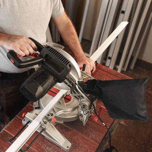 Black Dust Collection Bag for Miter Saw 255 Model with Zipper and Wired Adjustable Stand, Dust Collector Bags for Miter Saw, Tank Belt Sander, Edg...