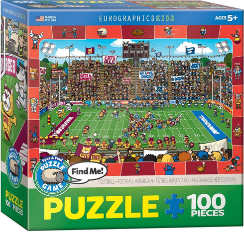 EuroGraphics Football Spot & Find Puzzle (100-Piece) (6100-0474)...