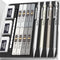 Nicpro 4 Pack 0.5mm Mechanical Pencil Set with Case, Metal Mechanical Pencil Drafting Pencil Lead 0.5mm for Artist Writing, Sketching, Drawing, 8 ...