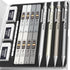 Nicpro 4 Pack 0.5mm Mechanical Pencil Set with Case, Metal Mechanical Pencil Drafting Pencil Lead 0.5mm for Artist Writing, Sketching, Drawing, 8 ...
