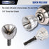 PLATINUMEDGE Deburring External Chamfer Tool, YG8 Carbide Blade, Deburring Drill Bit, Remove Burr Tools, Quick Release 1/4inch Hex Shank, Repairin...