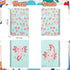 Axolotl Sticky Note A5 Notebooks Pens Stationery Set - Axolotl Self-Stick Notes Pads Spiral Notebooks Black Gel Ballpoint Pens Back to School Offi...