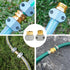 Garden Hose Repair Connector Fitting, Aluminum Female and Male With Zinc Clamp Water Hose End Repair Connector Fit 3/4 Inch or 5/8 Inch Garden Hos...
