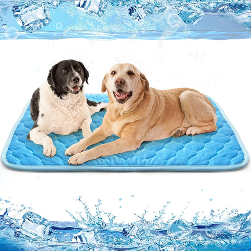 Dog Cooling Mat - Extra Large Thicken Self Cooling Mat for Small Medium Large Dogs,Easy Washable,Water Absorption Top,Materials Safe,...