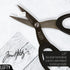 Tonic Studios 7in Left Handed Titanium Snips Tim Holtz Non-Stick Micro Serrated Scissors 7"...