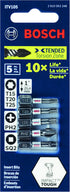 BOSCH ITV105 5 pc. Impact Tough 1 In. Screwdriving Bit Set...