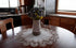 Cocoa, Earth Tones Jacquard Peacock Tail Lace Doily, Placemat, Table Centerpiece, Table Topper (23 Inch Round)...