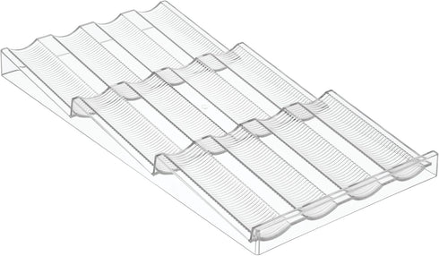 iDesign Linus Spice Rack, Drawer Organizer for Kitchen Storage - Clear...