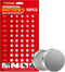 Cotchear 50pcs Alkaline Cell Batteries Assorted 1.5 Volt AG1/LR621 AG3/LR41 AG4/LR626 AG10/LR1130 AG12/LR43 AG13/LR44 Coin Batteries Set 0% Mercur...