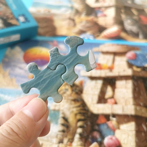 300 Piece Puzzles for Adults Clearance - Jigsaw Puzzles 300 Pieces for Kids Ages 6-8 8-10 10-12 - Santcastle Cats...
