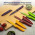 Paring Knife with Cover, Paring Knives Set of 4, 4.5" Paring Knife Set of Premium Stainless Steel, Small Kitchen Knife Set for Fruit and Vegetable...