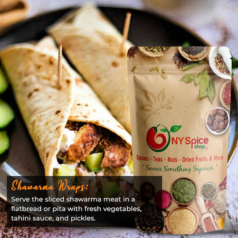 NY Spice Shop Meat Shawarma Seasoning - Authentic Mediterranean Blend Grilling Spices for Meat - Fresh Middle Eastern Spice Mix for Shawarma – 6 O...