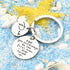 Dad Gift from Daughter Son Key Chain Men Wedding Gifts Fathers Day Dad you will always be the first man i ever loved...