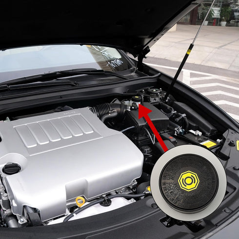 Brake Master Cylinder Fluid Reservoir Cap Fit for 2000-2004 Toyota Tacoma, 2000-2006 Tundra, 2007-2011 Camry, 2001-2004 Highlander, 2001-2007 Sequ...