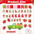 Strawberry Bulletin Board Decorations Set Red Plaid Strawberry Flower Daisy Bulletin Boards Decoration Summer Classroom Strawberry Paper Cutouts f...
