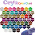 Ceya Chunky Glitter, 4.9oz/ 140g Bright Silver Craft Glitter Powder Mixed Fine Flakes Iridescent Nail Sequins for Nail Art, Hair, Epoxy Resin, Tum...