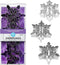 R&M International Snowflake Cookie Cutters with Interior Cut-Outs, 3" Assorted, 3-Piece Set...