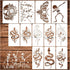 Stencils for Painting Reusable Stencils Large Template Paint Stencils for Painting on Wood Burning, DIY Art Craft Fabric Canvas Furniture (Snake)...