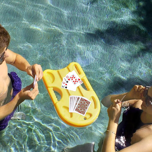 Plastic Waterproof Playing Cards 4 Pack Poker Cards Jumbo Index Large Print Playing Cards for Adults Seniors Bulk Decks of Cards Set Professional ...