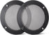 Facmogu 2PCS 4in Black Round Speaker Grills Cover, Metal Mesh Speaker Grille Replacement for 4 Inch Woofer Speakers Decorative & Protection, Steel...