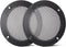 Facmogu 2PCS 6.5in Audio Speaker Mesh Cover, Speaker Protective Grille with Black Wire Mesh & Metal Glossy, Steel Mesh Speaker Cover with 8PCS Scr...
