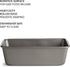 Cooking Light Heavy Duty Nonstick Bakeware Carbon Steel Bread Pan or Loaf Pan with Quick Release Coating, Manufactured without PFOA, Dishwasher Sa...