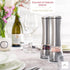 Salt and Pepper Grinder Set - Large Capacity Stainless Steel Pepper Grinder and Salt Grinder with Tray in Luxurious Gift-Box - Manual Mills with C...