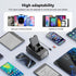 Deeyaple 3 in 1 Wireless Bluetooth Speaker with Loud Alarm Clock Cell Phone Stand TF Card Reader 12H Display Mic HD Surround Sound Cell Phone?Tabl...