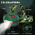 Dysaim Kids Headlamp,Rechargeable T-Rex Dinosaur Headlamp for Kids and LED Head Lamp Camping Gear Flashlight,Hiking Accessories Headlight Toys,Fou...