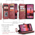 Samsung Galaxy A25 5G Wallet Case with Card Holder Kickstand Magnetic Zipper Pocket Lanyard Strap Wristlet,Leather Flip Case Wallet for Samsung Ga...