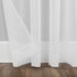 No. 918 Emily Sheer Voile Grommet Curtain Panel, 59" x 84", White...