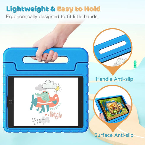 Fintie Kids Case for iPad 9th / 8th / 7th Generation (2021/2020 / 2019) 10.2 Inch - Shockproof Light Weight Handle Stand Case, Also Fit iPad Air 3...