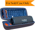co2CREA Hard Travel Case Replacement for JBL Charge 4 / replacement for JBL Charge 5 Waterproof Bluetooth Speaker (Ouside Black and Inside Blue)...