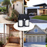 KBT 2 Pack Solar Wall Lights with 3 Lighting Mode, Motion Sensor Outdoor Lights for Outside, Fence Security Lamp for Garden Patio Yard...