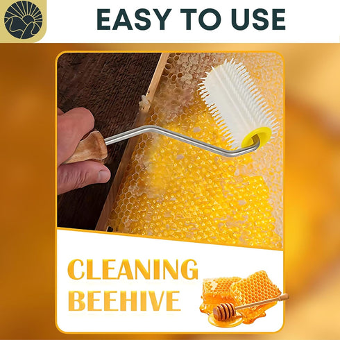 Honey Uncapping Needle Roller Honey Extractor Equipment, Honey Spinner Extractor Honey Uncapping Roller for Beekeepers Needle Recapping Honey Unca...