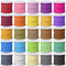 Cridoz Faux Suede Leather Cord, 25 Rolls Flat for Jewelry Making, Leather Strips & Laces for Dream Catcher Supplies DIY Crafts, Thread Velvet Stri...