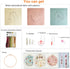 Myfilicity Embroidery Beginners Stitch Practice kit, 3 Embroidery Starter Kits, Learn 30 Different Stitching Techniques for Craft Enthusiasts to H...