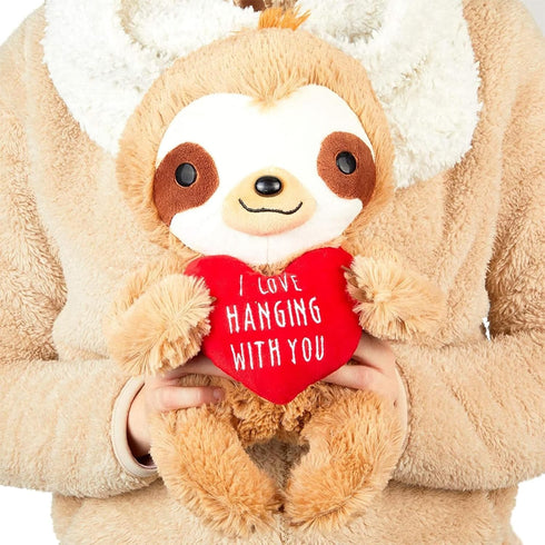 BLUE PANDA Soft Sloth Stuffed Animal, Comfort Plush Toys for Gifts, Collectibles, 10 Inches...