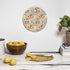 Society6 Bamboo Cutting Board- Kitchen Decor by 83 Oranges - Unique Cutting Boards for Kitchen, 11.5" x 11.5" x 0.5", Peach Season...