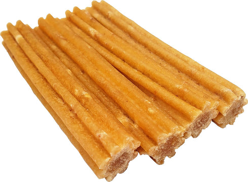 Churro Chew | USA Made | Lactose - Soy - Grain - Gluten Free | for All Dogs | 4 Churro Chews | Real Cheese & Peanut Butter Flavor...
