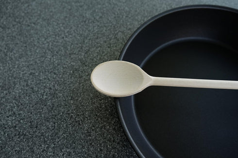 3-PCS 12? Long Beechwood Wooden Cooking Spoons – Heat-Resistant, Non-Scratch Mixers for Non-Stick Cookware | Sustainably Sourced European Crafting...